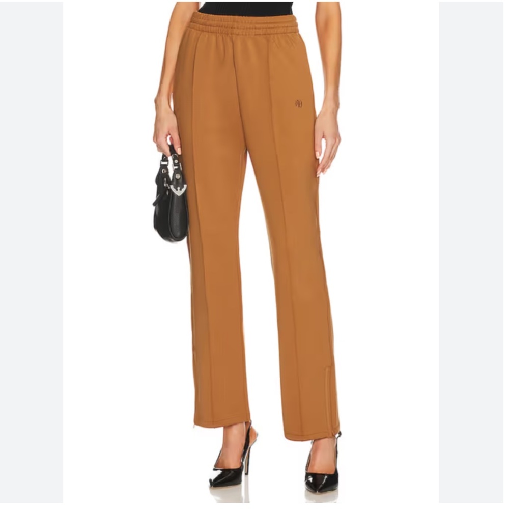 Anine Bing Kameron Sport Pant In Camel